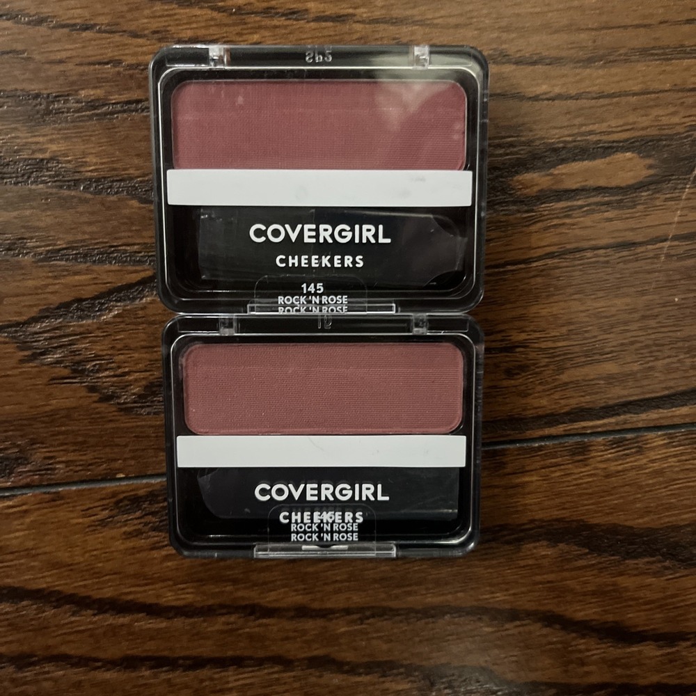 CoverGirl Cheekers 145 Rock N Rose 0.12oz 2 Pack New